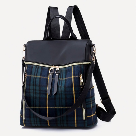 LAST - GWENN Plaid Backpack - Picture 2 of 5